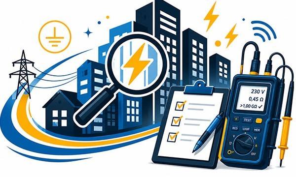 Pomiary elektryczne dla budynków Nowe Skalmierzyce